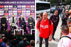 Olympiacos GM updates fans count in Kaunas after they spark Final Four opening ceremony